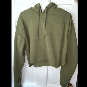 a bit cropped sweater